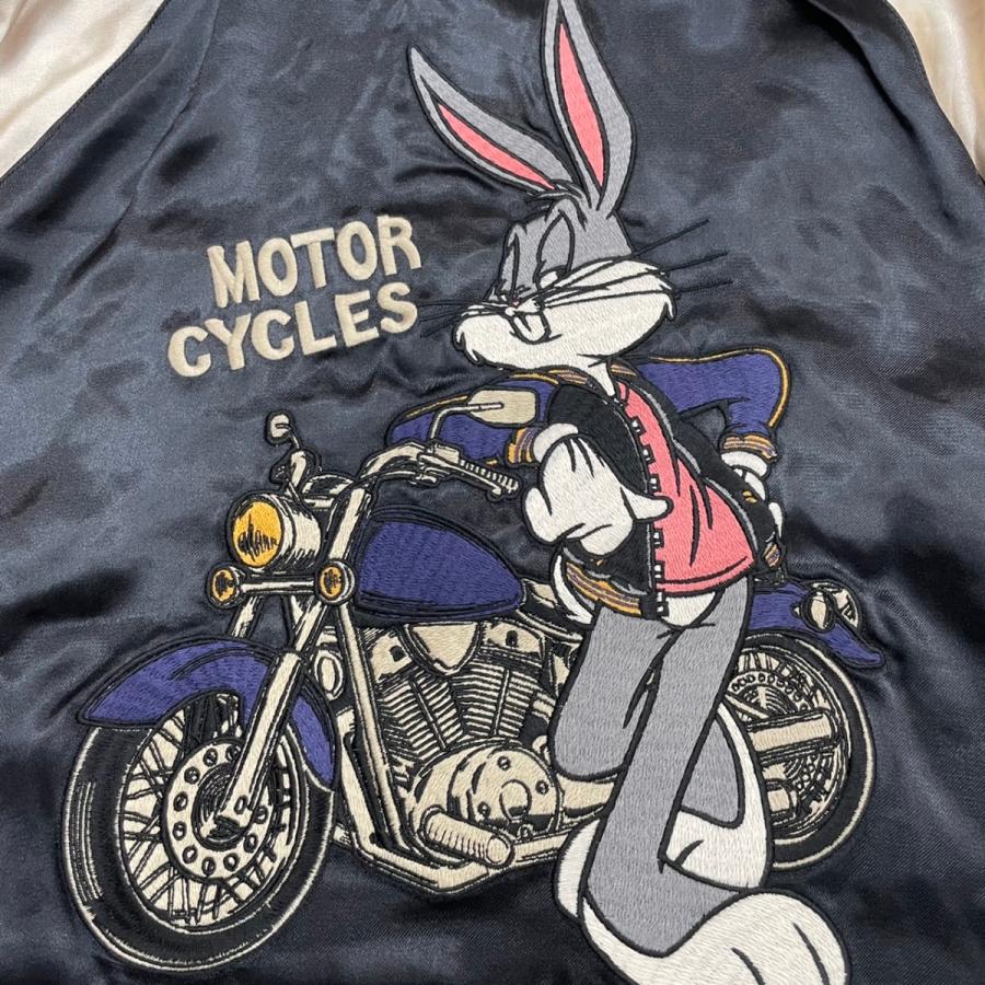 【数量限定アウトレット品】 VANSON バンソン　2021 新作　秋物 ルーニーチューンズ　　バックスバニー　トゥイーティー　スカジャン　リバーシブル　リバーシブルスカジャン 【C2442614031】(14067円)