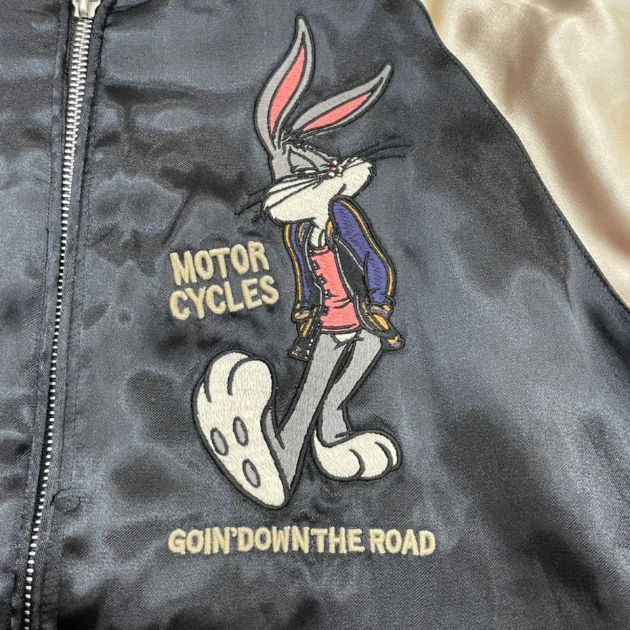 【数量限定アウトレット品】 VANSON バンソン　2021 新作　秋物 ルーニーチューンズ　　バックスバニー　トゥイーティー　スカジャン　リバーシブル　リバーシブルスカジャン 【C2442614031】(14067円)