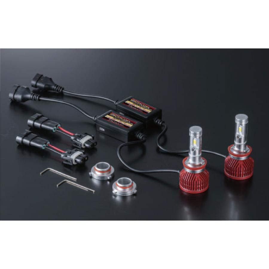 Valenti LEDバイカラーフォグバルブ ハイルーメン ホワイト/イエロー カラーチェンジ HB4・H8/H11/H16 共用 LCB40-H8HB-WY_2