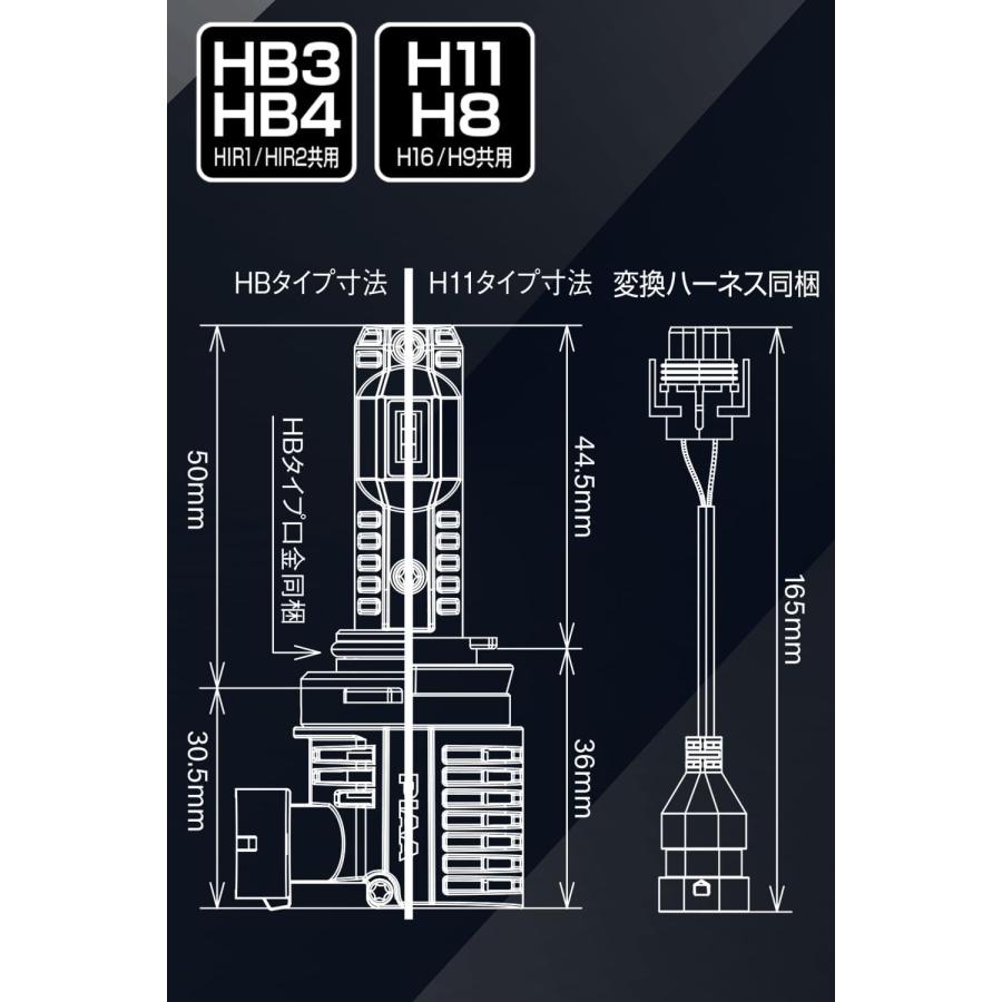 PIAA [LEH251] ヘッド&フォグ用 LEDバルブ HB/H11 共用 2500ケルビン