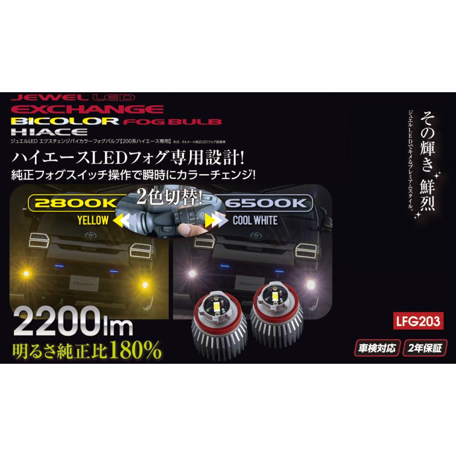 ヴァレンティ Valenti LEDエクスチェンジバイカラーフォグバルブ 