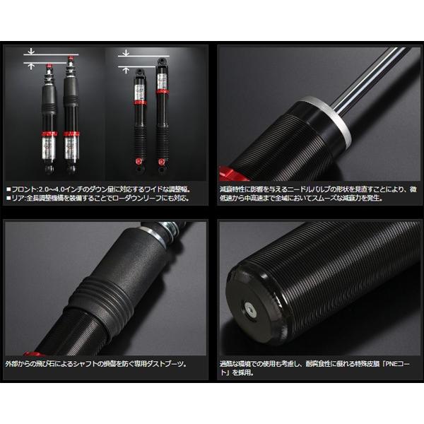 CLOUD WALKER ショックアブソーバー 4本セット　ハイエース ハイエース用 Genb×HKS 「CLOUD WALKER」ハイパフォーマンス