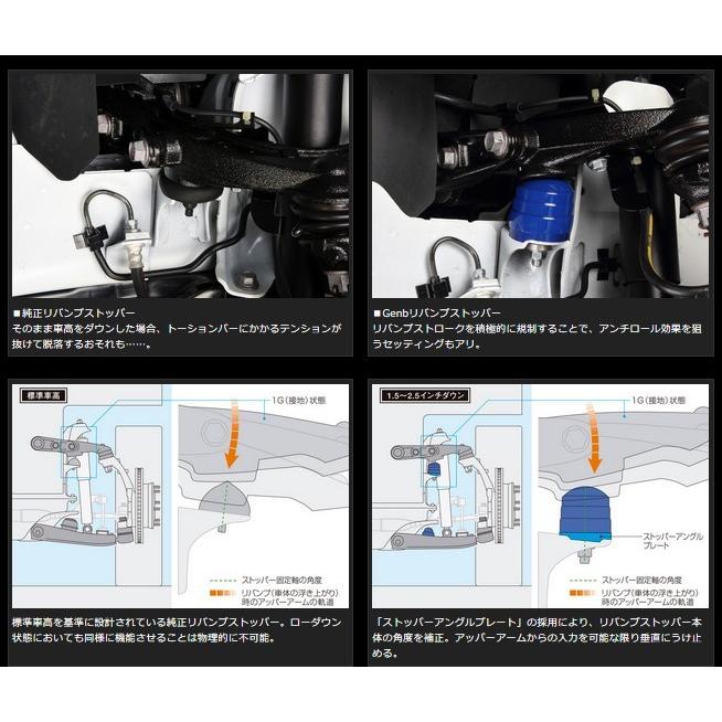 玄武 (Genb) ハイエース200系 (4WD用) リバンプストッパー SRB02H｜ph-scot｜02