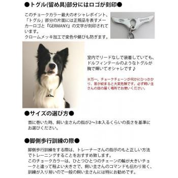 ドルフィントグルチョークチェーン　Herm Sprenger　ハームスプレンガー　60cm×2.5mm |  | 03