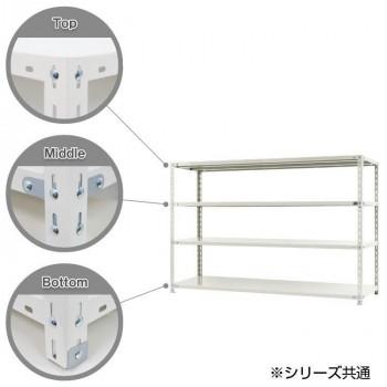 スチールラック NC1800-12 4段 間口1800×奥行450×高さ1200mm ブラックの画像
