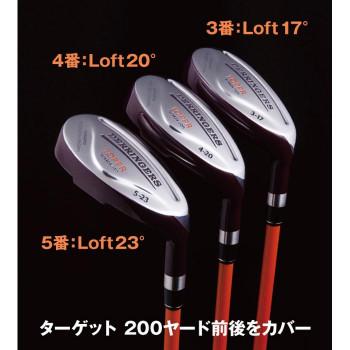 デリンジャートッパ(突破)タラコアイアン 3番 シャフト硬度R DTT-03(R