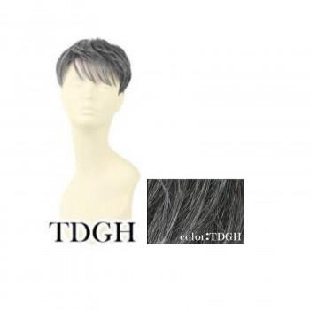 プリシラ  男性用5分ウィッグ ボリュームショート 耐熱 ダークグレイヘア GB-23-TDGH 【北海道・沖縄・離島配送不可】 プリシラ 男性用5分ウィッグ ボリュームショート 耐熱 ダーク