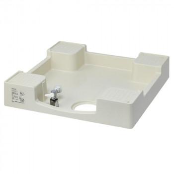 ●u.テクノテック 【TPF640SE-CW1-G1】アイボリーホワイト 給水栓付防水パン フォーセットパン 専用ガード付 テクノテック 洗濯機用給水栓付防水パン フォーセットパン TPF640SE