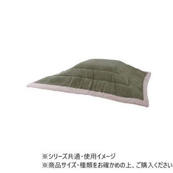 東谷 薄掛コタツ布団 190×190cm 正方形  カーキ KK-141KH_1