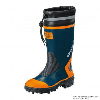 福山ゴム工業 作業靴 スパイクジョイ 5 ネイビー L AA89400