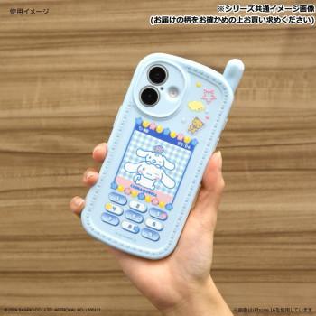 サンリオ iPhone16 Pro 対応 レトロガラケー風ケース KT.ハローキティ