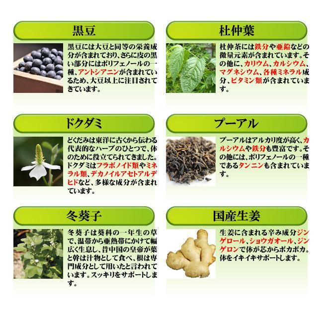 極強緑痩桑の葉茶 ダイエット茶 プーアル キャンドルブッシュ ダイエットティー 60g（2g×30包）｜phantom-store｜04