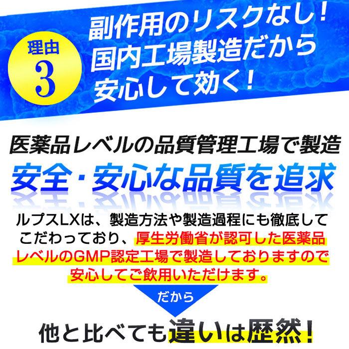 LUPUS LX (ルプス エルエックス) 活力剤 L-シトルリン L-アルギニン α-GPC ブラックジンジャー 30粒 男性 精力 増大 国産｜phantom-store｜03