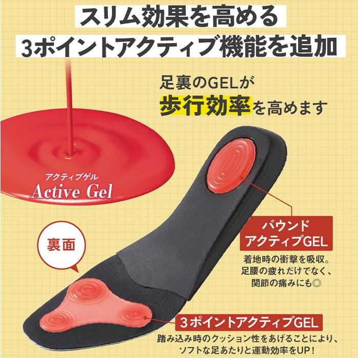ダイエットインソール パワースリムアクティブインソール 中敷き M L LL 3L 筋肉稼働率アップ 3D立体アーチ 前滑り防止機能 ふかふかクッション ウォーキング | ブランド登録なし | 10