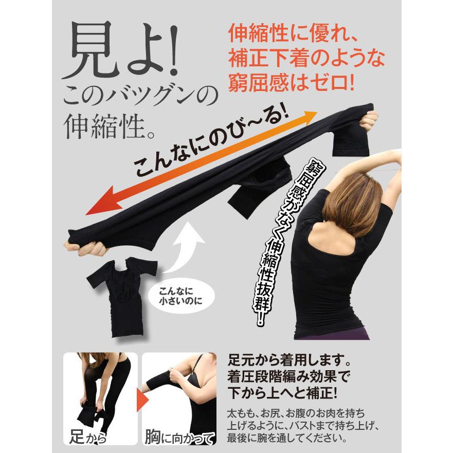 着圧 スリムウェーブ パーフェクトボディプログラム バストアップ