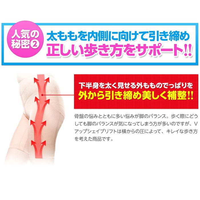 補正下着 Vアップシェイプリフト ヒロミプロデュース 引き締め 歩くだけでボディーメイク インナーマッスル | イッティ | 07