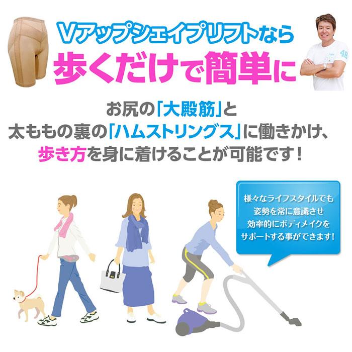 補正下着 Vアップシェイプリフト ヒロミプロデュース 引き締め 歩くだけでボディーメイク インナーマッスル | イッティ | 10