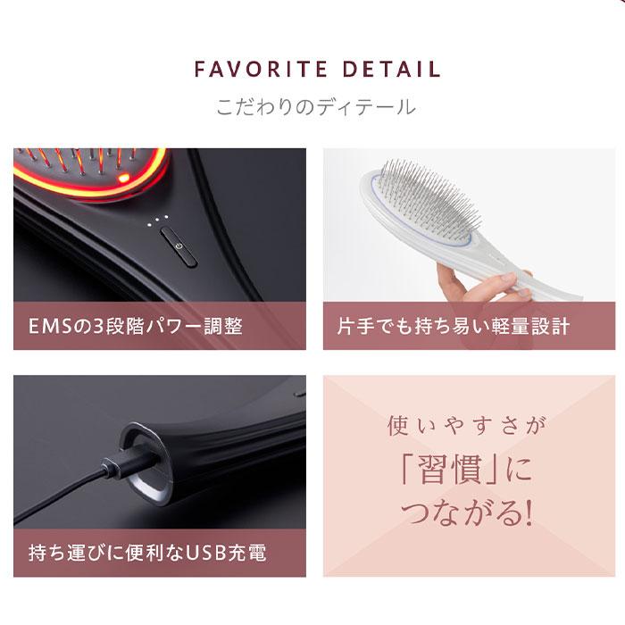 WAVEWAVE EMSブラッシュエアー Brush Air クッションブラシ ヘアブラシ マイナスイオン ヘア ケア ブラシ 頭皮 寝ぐせ くせ毛 正規品 女性 サロン 家電 | WAVEWAVE | 20