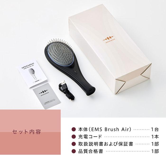 WAVEWAVE EMSブラッシュエアー Brush Air クッションブラシ ヘアブラシ マイナスイオン ヘア ケア ブラシ 頭皮 寝ぐせ くせ毛 正規品 女性 サロン 家電 | WAVEWAVE | 21