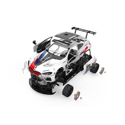 童友社・1:18 プラモデルキットR/C BMW M8 GTE |  | 05