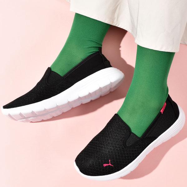 PUMA スリップオンオンブレスニーカー PUMA（プーマ） スリッポン 「PUMA」ONE4ALL スリップオン PS キッズ