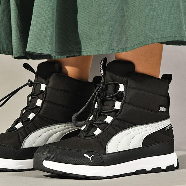 PUMA（プーマ） レディース ハイカット ブーツ エボルブ ブーツ ピュア