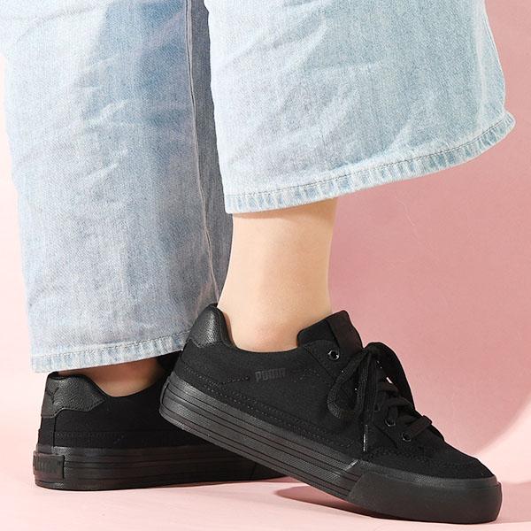 PUMA 厚底スニーカー25年春夏カラー PUMA プーマ レディース 厚底 スニーカー ヒール高3.0cm コート