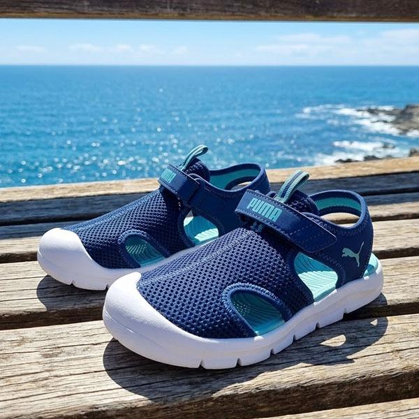 PUMA（プーマ） 2026春夏新色 水陸両用 キッズ サンダル つま先保護