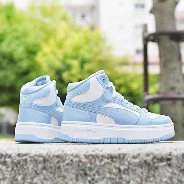 PUMA（プーマ） レディース 厚底 ミッドカット スニーカー リバウンド