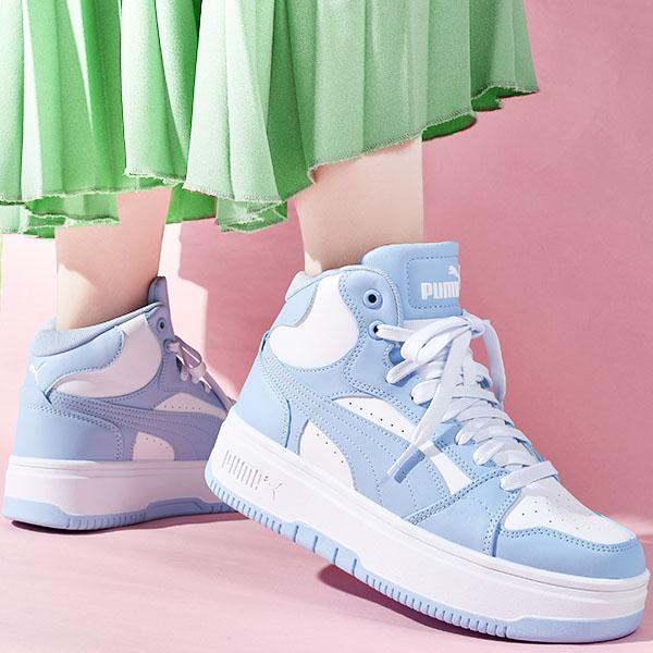 ◆◆ ＜プーマ＞ PUMA リバウンド フェム ミッド 402594 (05) スニーカー PUMA（プーマ） レディース 厚底 ミッドカット スニーカー リバウンド