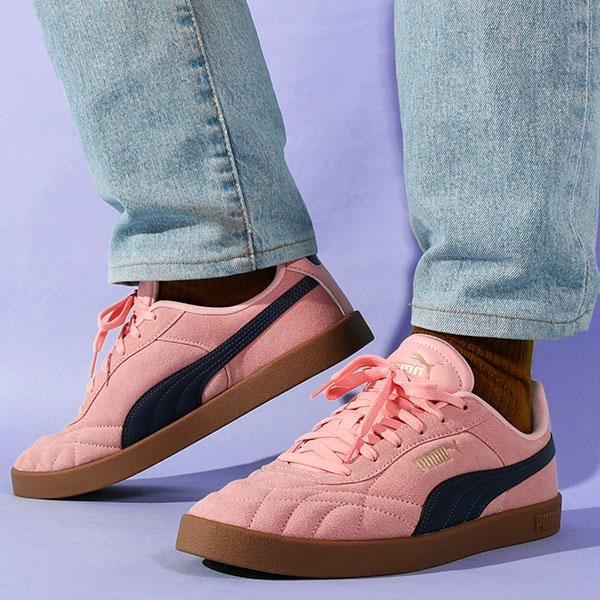 PUMA フラットシューズ ピンク PUMA（プーマ） 期間限定28off 2026春夏新作 メンズ スニーカー PUMA