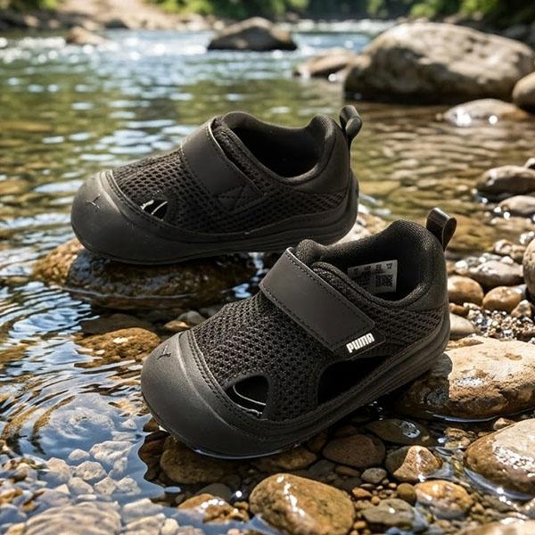 PUMA（プーマ） 2026春夏新作 水陸両用 ベビー サンダル つま先保護