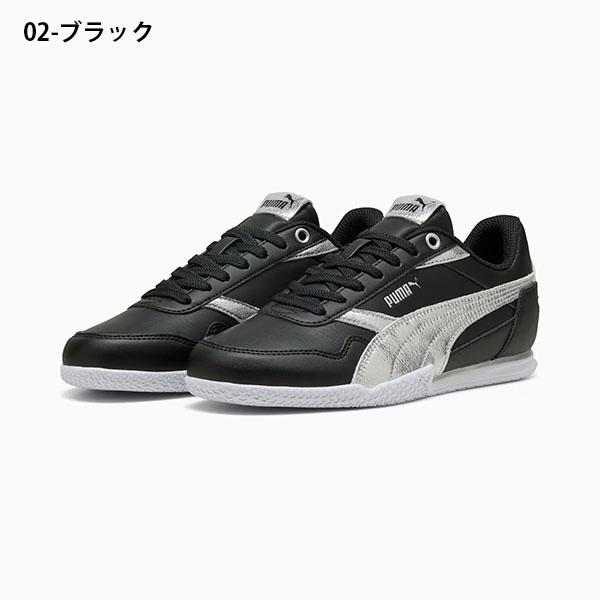 Puma フラットシューズ ブラック/ホワイト PUMA（プーマ） 2026春夏新作 レディース 薄底 スニーカー ベラドンナ
