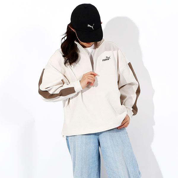 PUMA アーセナル 18-19 ジップトップ トレーニングウェア XL PUMA（プーマ） 30%off 現品のみ XLサイズ レディース ワッフル素材