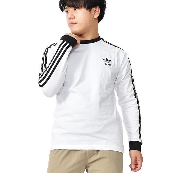 アディダス オリジナルス 長袖 Tシャツ adidas ORIGINALS メンズ 3 STRIPES LS TEE ロンT 3本ライン ホワイト 白  2021春新作 14211 :adi-14211-a:Ray Green - 通販 - Yahoo!ショッピング