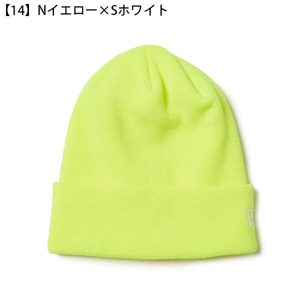 ラスト1点 イエロー ネコポス発送！送料無料 ニューエラ ニット帽 メンズ レディース NEW ERA カフ ニットキャップ ビーニー スノーボード スキー 帽子 | NEW ERA | 14