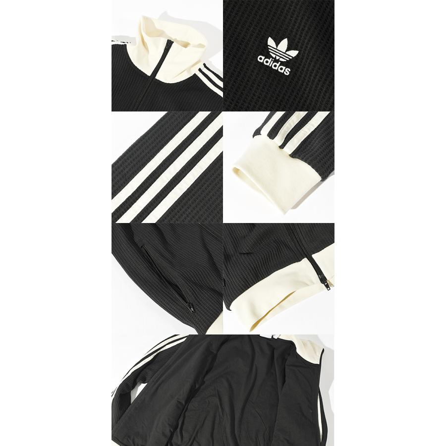 再入荷 2026春夏新作 SNSで注目 アディダス ワッフル素材 トラックジャケット メンズ レディース adidas アディカラー  ORIGINALS オリジナルス C4608の画像