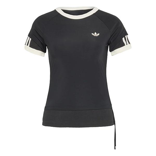 2026春夏新作 ネコポス発送！送料無料 アディダス スリムフィット レディース 半袖 Tシャツ adidas LAYERED CALITEE シャツ ORIGINALS オリジナルス CB483 | adidas Originals | 01