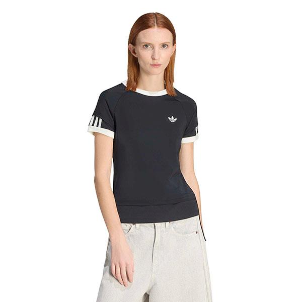 2026春夏新作 ネコポス発送！送料無料 アディダス スリムフィット レディース 半袖 Tシャツ adidas LAYERED CALITEE シャツ ORIGINALS オリジナルス CB483 | adidas Originals | 02
