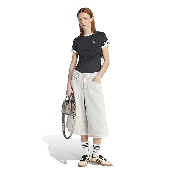 2026春夏新作 ネコポス発送！送料無料 アディダス スリムフィット レディース 半袖 Tシャツ adidas LAYERED CALITEE シャツ ORIGINALS オリジナルス CB483 | adidas Originals | 04