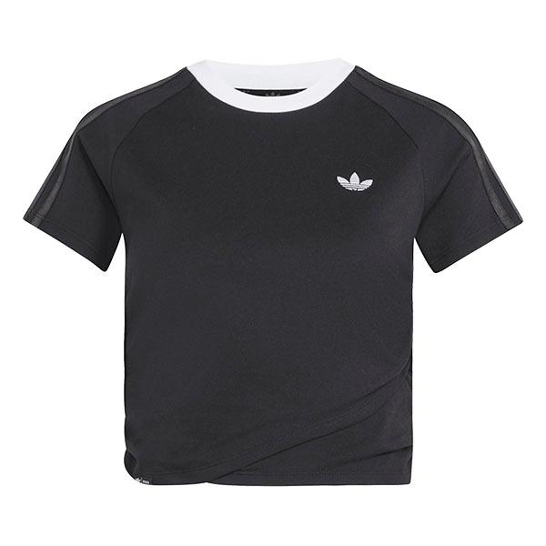 JENNIE ジェニー コラボ 2026秋冬新作 ネコポス発送！アディダス レディース ショート丈 半袖 Tシャツ adidas LAYER TEE ORIGINALS オリジナルス CC809 | adidas Originals | 01