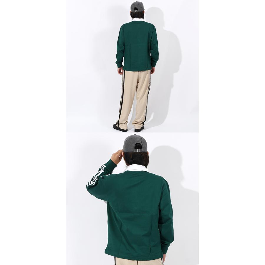 2026春夏新作 アディダス ルーズフィット 長袖 ポロシャツ メンズ レディース adidas 3-STRIPES RUGBY LONGSLEEVE POLO ORIGINALS オリジナルス CI076 | adidas Originals | 15