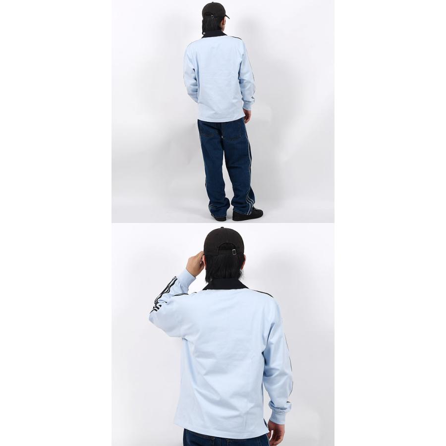 2026春夏新作 アディダス ルーズフィット 長袖 ポロシャツ メンズ レディース adidas 3-STRIPES RUGBY LONGSLEEVE POLO ORIGINALS オリジナルス CI076 | adidas Originals | 18