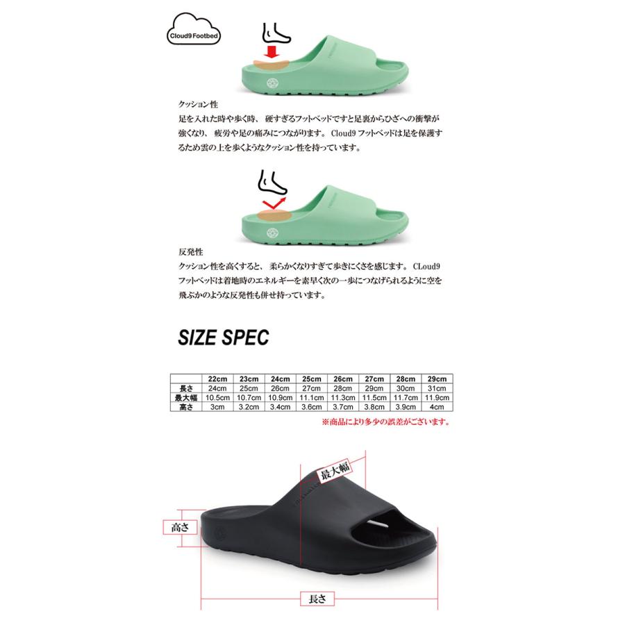 リカバリーサンダル レディース メンズ フリーウォータース Freewaters CLOUD9 SLIDE サンダル スライドサンダル サーフ ビーチ 海 20%off | freewaters | 06