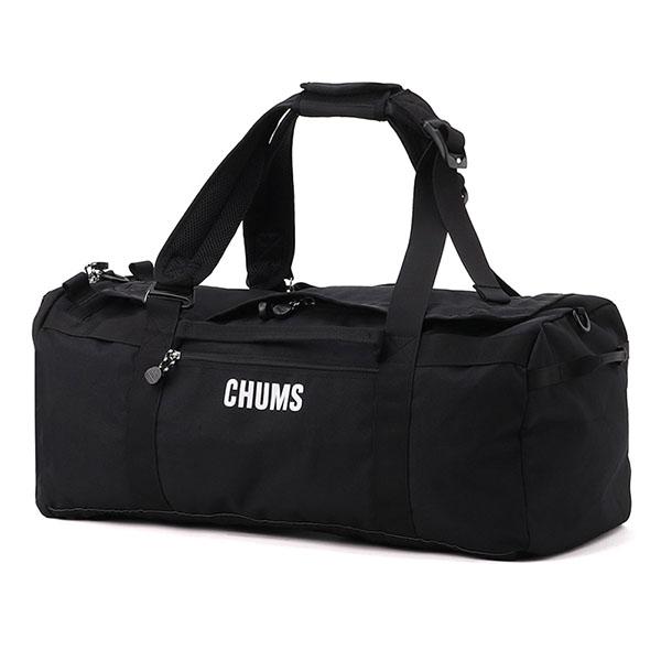 CHUMS 2way ボストンバッグ ブラック CHUMS（チャムス） 背負える ボストンバッグ Recycle 2way Boston Bag