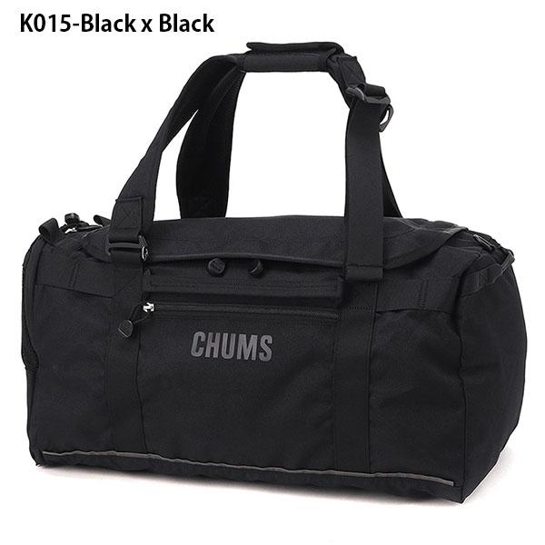 CHUMS 2way ボストンバッグ ブラック CHUMS（チャムス） 背負える ボストンバッグ Recycle 2way Boston Bag