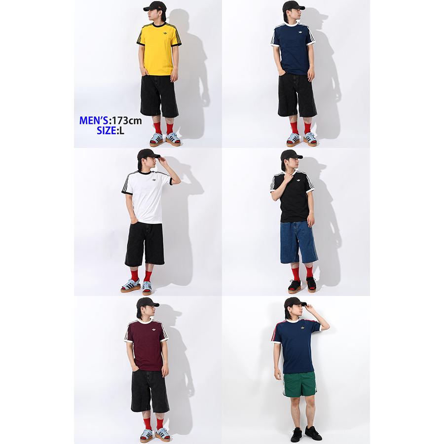 2026春夏新作 ネコポス発送！送料無料 アディダス メンズ レディース 半袖 Tシャツ adidas 3-STRIPES TEE アディカラー adicolor ORIGINALS オリジナルス DB785 | adidas Originals | 12