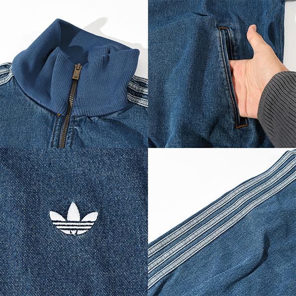 adidas　デニムトラックジャケット adidas Originals 2026春夏新作 アディダス デニム レディース