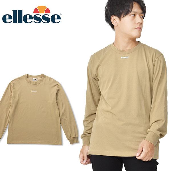長袖tシャツ Ellesse エレッセ L S Ellesse Logo Tee ロングスリーブエレッセロゴティー メンズ ベージュ ビッグシルエット 新作 Eh Off Eh Ray Green 通販 Yahoo ショッピング