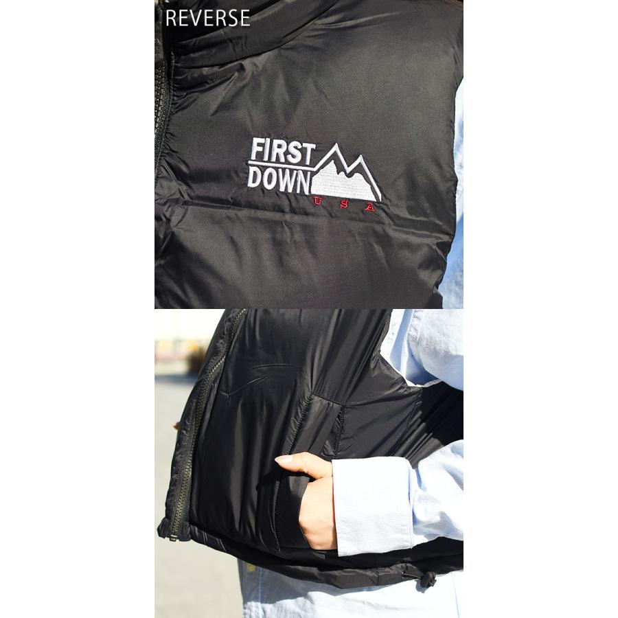 FIRST DOWN 30%off ファーストダウン ショート丈 リバーシブル FIRST DOWN 30%off ファーストダウン ショート丈 リバーシブル